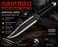 Rambo Tactical Survival Knife – Heavy Duty Outdoor & Camping Knife
